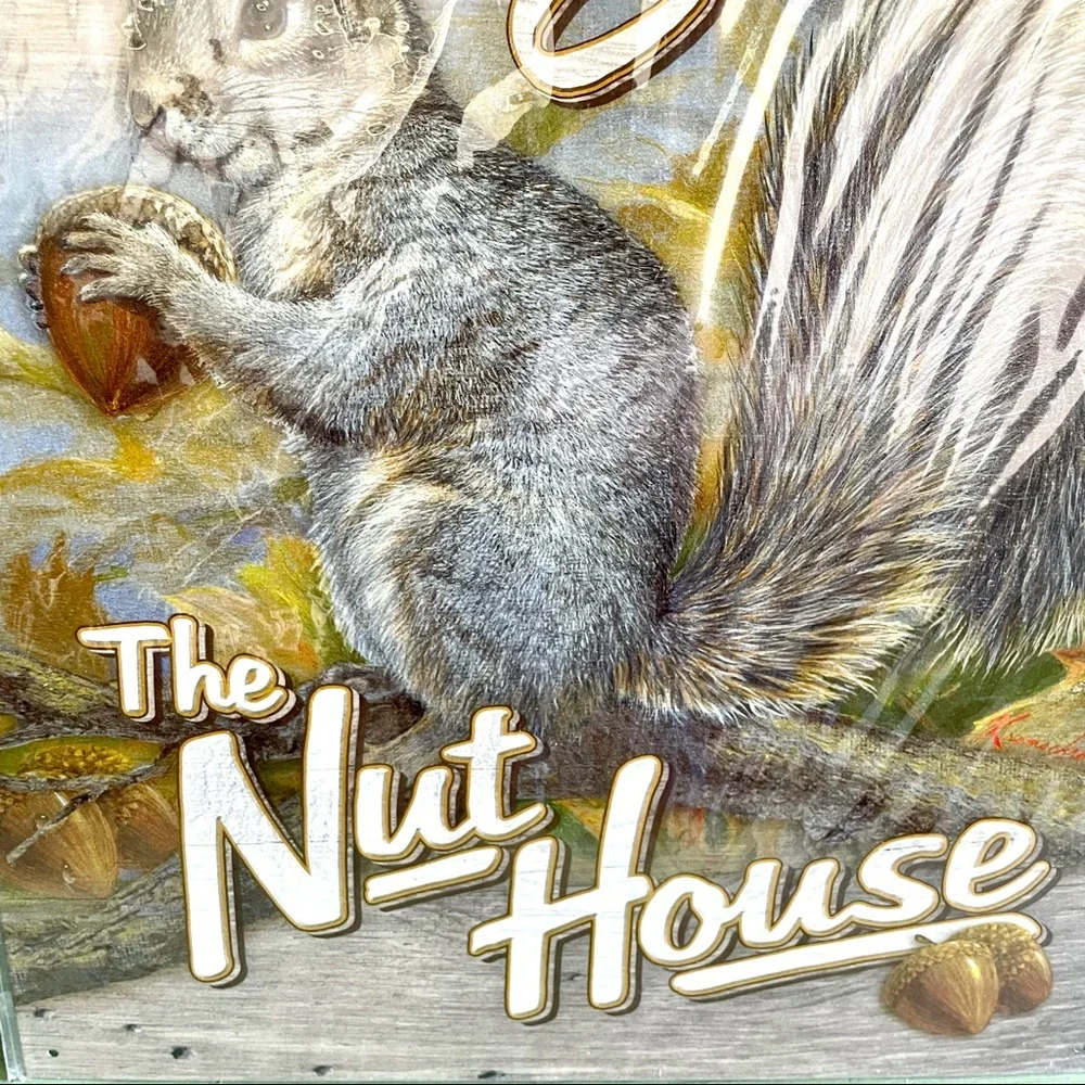 NEW The Nut House Metal Sign